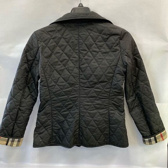 Burberry Britt Women’s Quilted Utility Jacket Black size S - Picture 7 of 9
